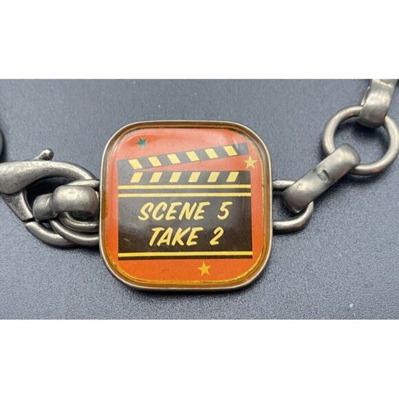 Vintage Retro Movie Pin Up Girl 29" Belt Or Necklace Punk Funky Campy Edgy Panel - Picture 9 of 11